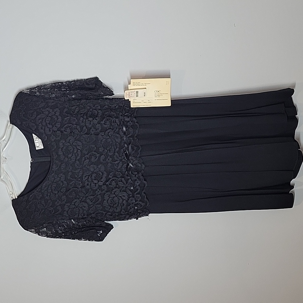 Vintage Black lace CDC dress